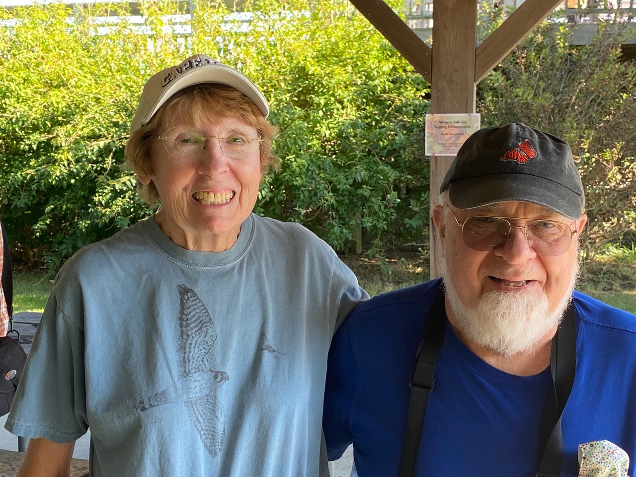 20210924 NJ Audubon Cape May Bird Observatory Volunteers Karen and Bob McClennen